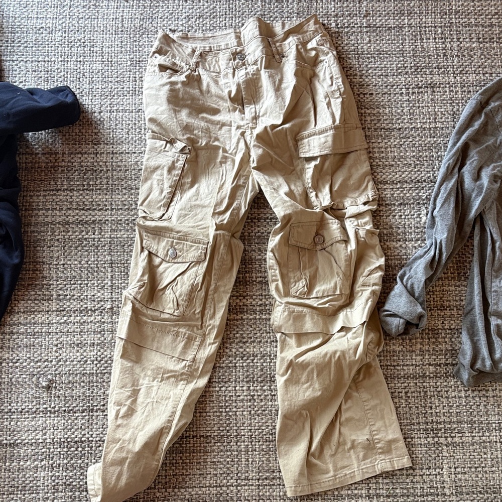 Men's Tan Cargo Pants